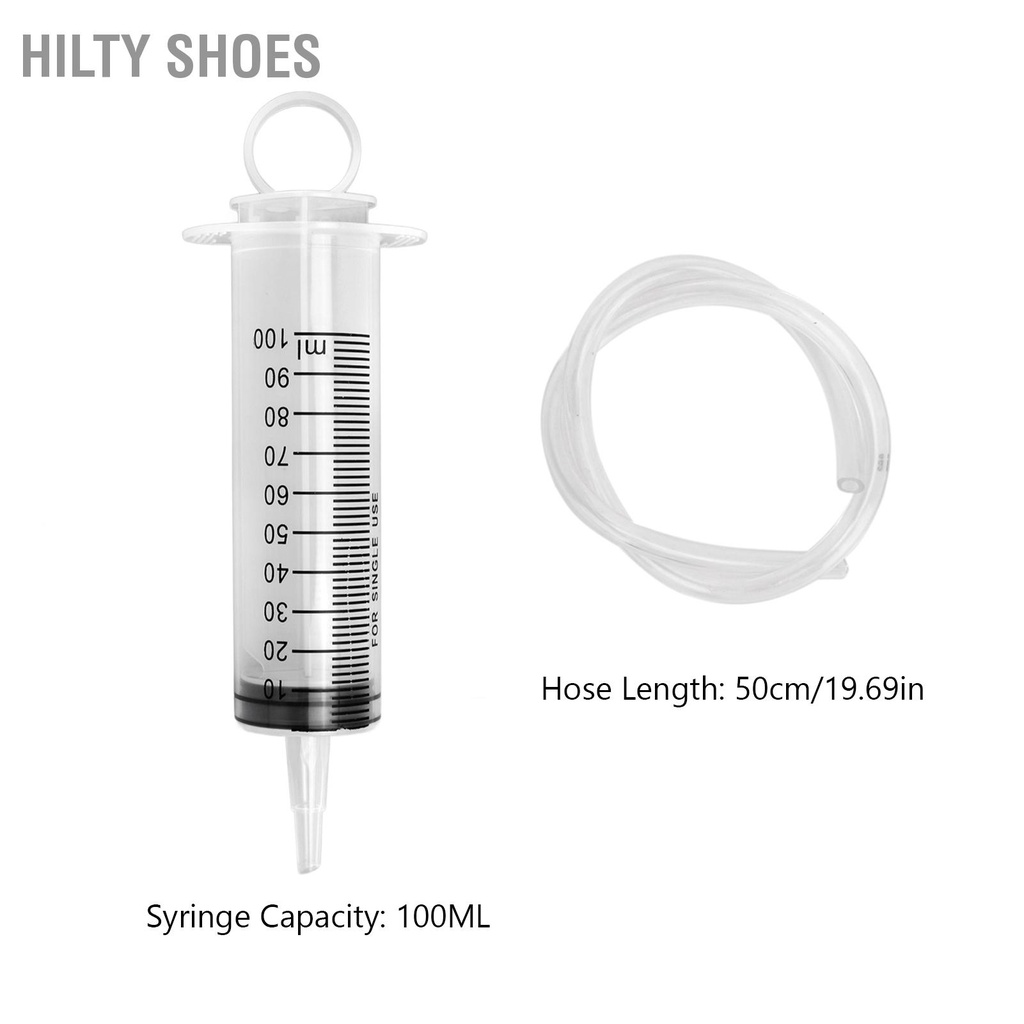 hilty-shoes-รถจักรยานยนต์ไฮดรอลิกดิสก์เบรคเลือดออกชุด-100ml-เข็มฉีดยา-50-ซม-ท่อ-universal-สำหรับรถมอเตอร์ไซด์สกูตเตอร์