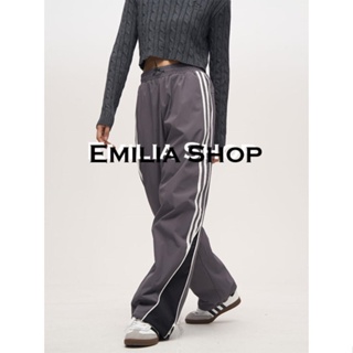 EMILIA SHOP  กางเกงขายาว กางเกงเอวสูง ผู้หญิงสไตล์เกาหลี เสื้อผ้าแฟชั่นผู้หญิง y2k 2023 ใหม่  Trendy Stylish High quality ทันสมัย A93L043 36Z230909