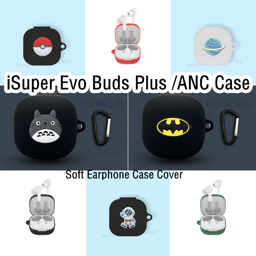 พร้อมส่ง-เคสหูฟัง-แบบนิ่ม-ลายการ์ตูน-สําหรับ-isuper-evo-buds-plus-isuper-evo-buds-pius-anc