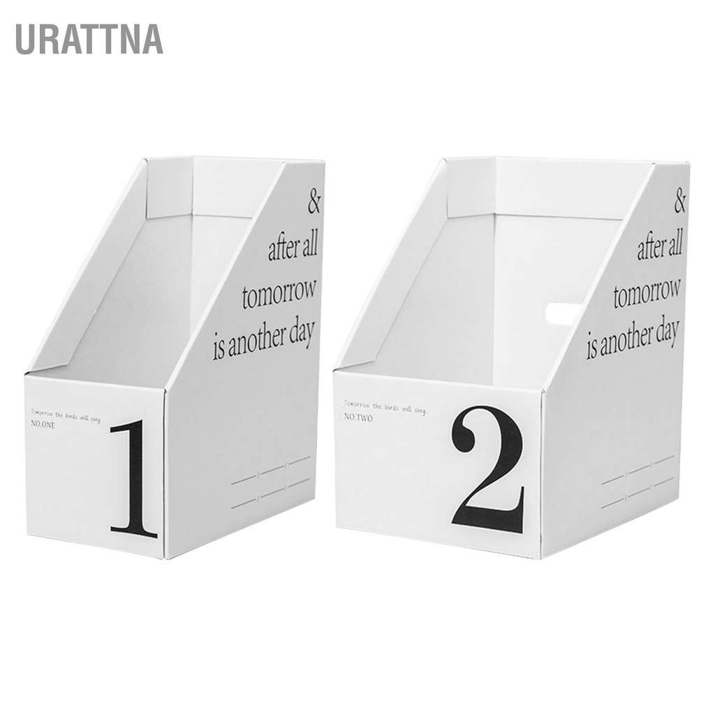 urattna-แฟ้มโฟลเดอร์แนวตั้ง-ถังขยะ-หมายเลขกระดาษ-ทำเครื่องหมาย-โต๊ะทำงานบางเฉียบ-ออแกไนเซอร์-สำหรับหนังสือ