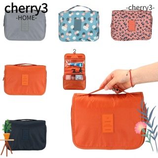 CHERRY3 กระเป๋าถือ กระเป๋าเครื่องสําอาง แบบพกพา สําหรับผู้หญิง