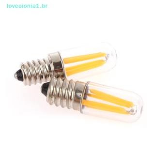 Loveoionia1 ซ็อกเก็ตหลอดไฟ LED 220V E12 E14 1W 3W หรี่แสงได้ อุปกรณ์เสริม สําหรับตู้เย็น