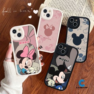 เคสโทรศัพท์มือถือคู่รัก ลายการ์ตูนดิสนีย์ มิกกี้ มินนี่เมาส์น่ารัก สําหรับ Redmi 9C NFC A1 9C 10A 9T 10 9 10C 9A 12C Note 10 10S 10Pro 10Pro Max POCO X3 NFC M3 X3 Pro