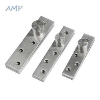 ⚡NEW 8⚡Hinge Heavy Duty Invisible Pivot Hinges Silver Stainless Steel Door Hinges