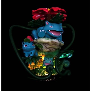 [Off-the-shelf] pet elf Pokemon magic baby GK magic frog seed scene luminous box handle ODIF