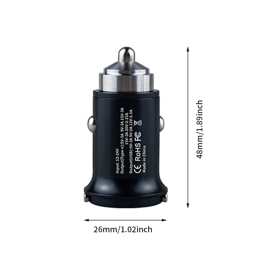 60w-usb-type-c-pd-universal-power-supply-โทรศัพท์แท็บเล็ตที่ชาร์จแบตในรถคุณภาพสูง