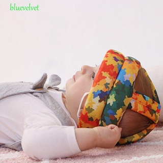Bluevelvet หมวกกันน็อคฟองน้ํา ระบายอากาศ ป้องกันการชน ใส่สบาย สําหรับเด็กทารก