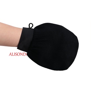 Alisond1 ถุงมือขัดผิว เจลอาบน้ํา ผ้าขนหนู เม็ดหยาบ ขัดผิว อาบน้ํา กําจัดผิวที่ตายแล้ว ถุงมืออาบน้ํา