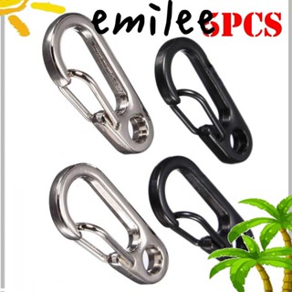 พวงกุญแจ Carabiner สแตนเลส 5 ชิ้น