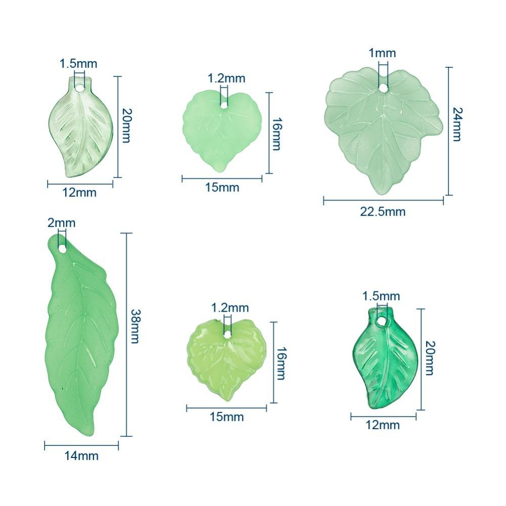 banana1-จี้ลูกปัดอะคริลิค-รูปใบไม้-6-แบบ-180-ชิ้น-180-ชิ้น