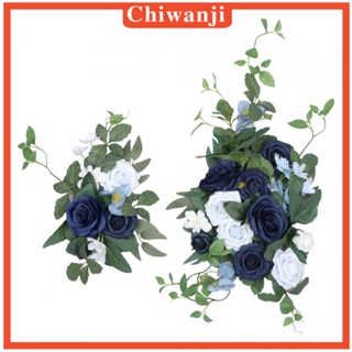[Chiwanji] ดอกไม้ประดิษฐ์ แฮนด์เมด สําหรับตกแต่งบ้าน งานแต่งงาน 2 ชิ้น