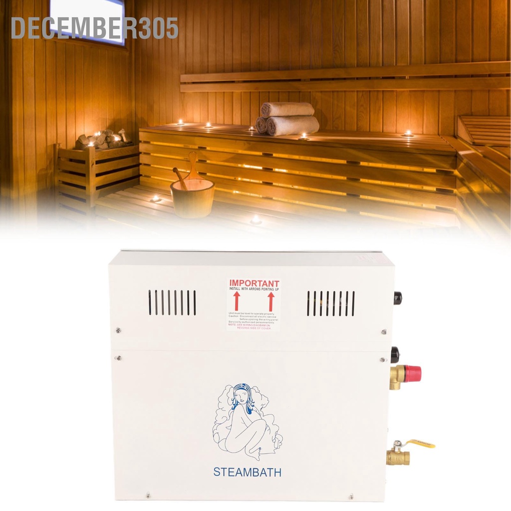 december305-380-415v-steam-shower-generator-9kw-room-self-draining-for-bath