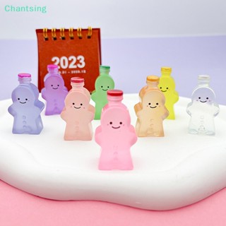 &lt;Chantsing&gt; ตุ๊กตาเรซิ่น รูปการ์ตูนคนขนมปังขิง เรืองแสง สําหรับตกแต่ง ลดราคา 2 ชิ้น