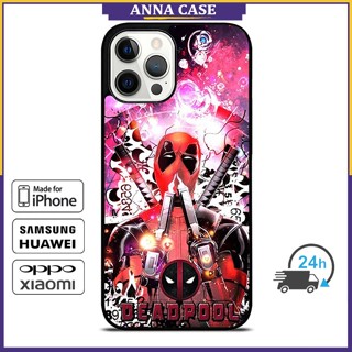 เคสโทรศัพท์มือถือ ลาย Deadpooll สําหรับ iPhone 14 Pro Max 13 Pro Max Samsung Galaxy Note10+ S21Ultra