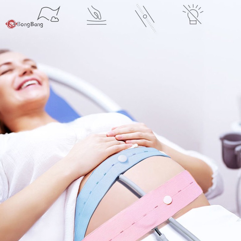 abongbang-2-ชิ้น-ยืดหยุ่นสูง-ปรับได้-ตรวจสอบทารกในครรภ์-เข็มขัดตรวจสอบการตั้งครรภ์-เข็มขัดตรวจสอบทางไกล-สายรัด-คนท้อง-ผลิตภัณฑ์ที่ดี
