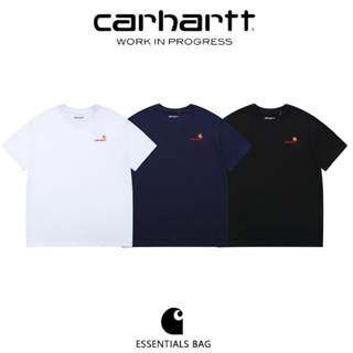 CARHARTT 【Trendy】CARHARTTWI-P เสื้อแขนสั้น แต่งกระเป๋าคาร์ท