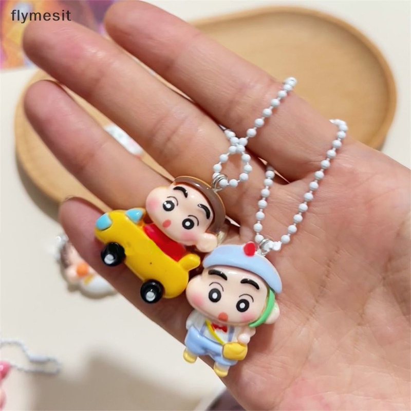 flymesit-พวงกุญแจ-จี้การ์ตูนชินจังน่ารัก-ของขวัญ-สําหรับตกแต่งกระเป๋าเป้สะพายหลัง-กระเป๋านักเรียน-รถยนต์