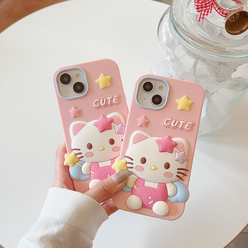 เคสโทรศัพท์มือถือ-ลายดาว-kt-สําหรับ-iphone-14-14pro-max11-pro-max-xs-max-x-12-pro-max