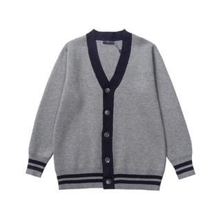 เสื้อคาร์ดิแกนกระดุม L-V-The DAMIER เรียบง่าย และสง่างาม ไม่จู้จี้จุกจิก และสามารถจับคู่กับอะไรก็ได้ เพื่อความรู้สึกที่ดีของแฟชั่น เสื้อกันหนาว Uiret อินเทรนด์