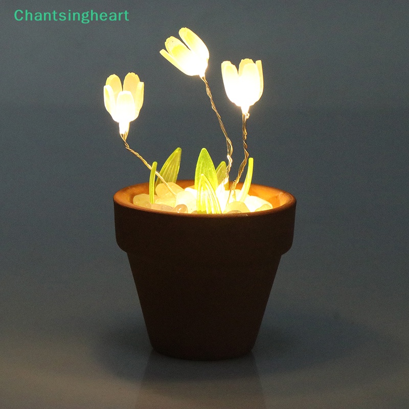 lt-chantsingheart-gt-โคมไฟตั้งโต๊ะ-รูปดอกทิวลิปจําลอง-ขนาดเล็ก-สําหรับตกแต่งบ้านตุ๊กตา-1-12-ลดราคา