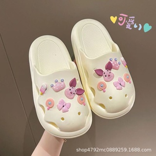 FEIJIANU official รองเท้าแตะ รองเท้าแฟชั่น สะดวกสบาย ฟชั่น ด้านล่างหนา 2023 ใหม่ B20H17U