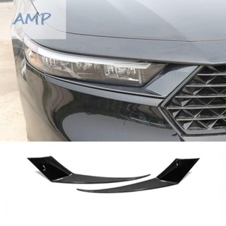 ⚡NEW 8⚡Premium Quality Headlight Eyebrow Trim for Honda Accord 2023 Carbon Fiber Finish