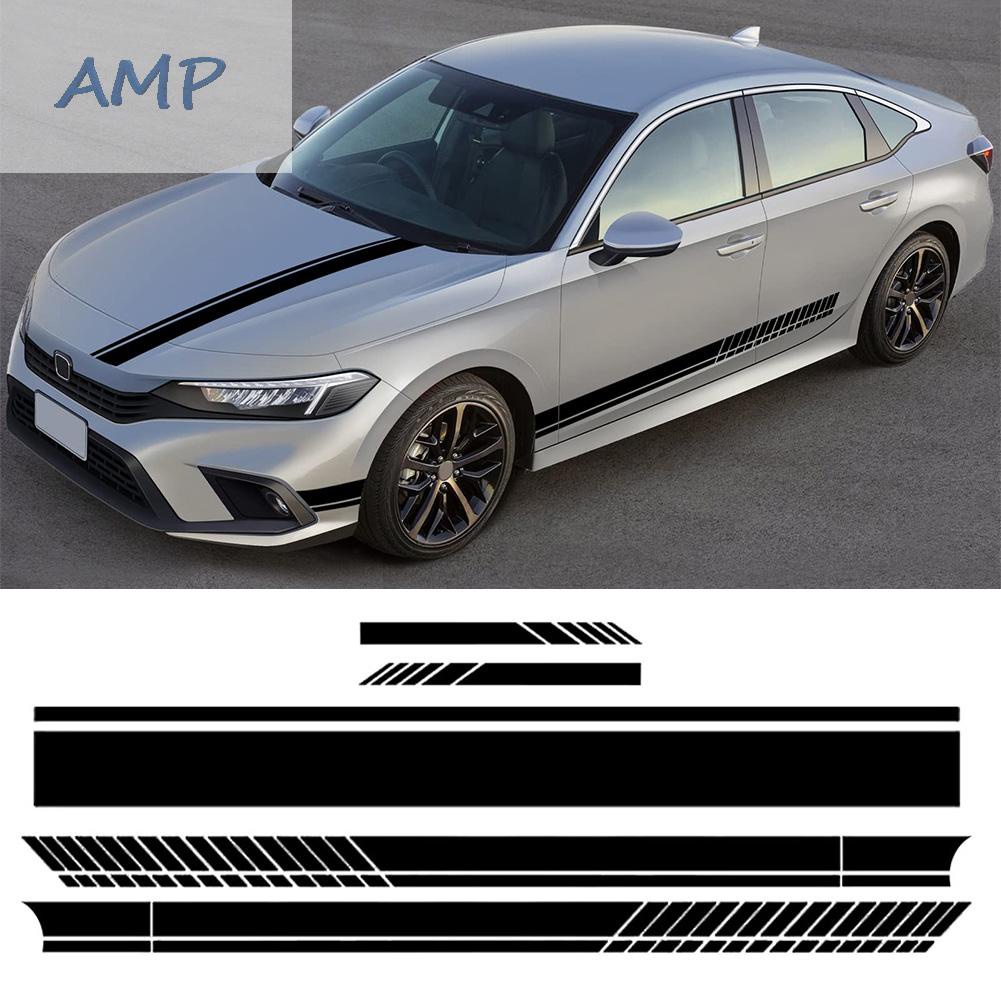 new-8-5pcs-car-body-styling-mirror-stripe-vinyl-decals-hood-stickers-racing-suv-style
