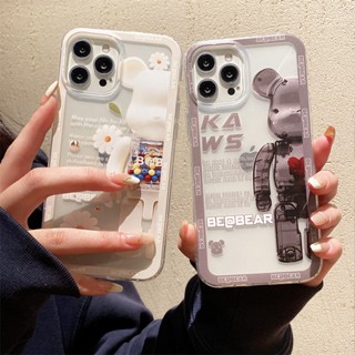 เคสโทรศัพท์มือถือแบบใส กันกระแทก ลายหมี สําหรับ AMK Tecno Spark 6 Go Infinix GT 10 Pro smart 7 Hot NOTE Zero 30 5G 2023 vip 30i 20s 20 12 G96 5 11 11s 10i 10s play nfc 6 plus