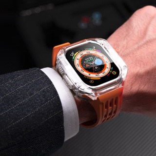 สายนาฬิกาข้อมือเรืองแสง 44 มม. 45 มม. สําหรับ Apple Watch Series 8 7 6 SE 5 4