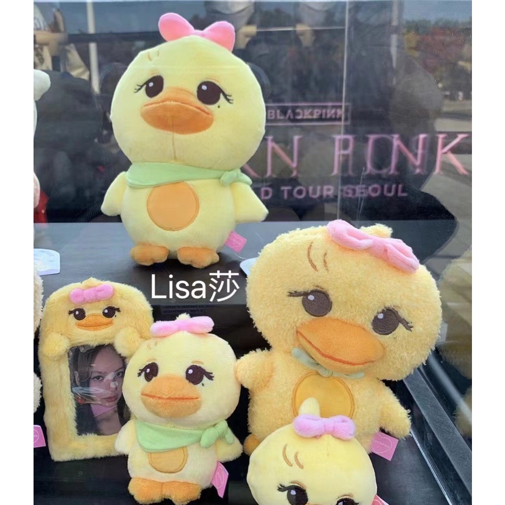 พวงกุญแจ-จี้ตุ๊กตา-blackpink-lisa-jennie-jisoo-rose-สีชมพู