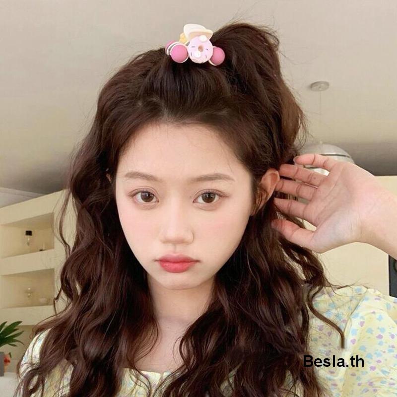 กิ๊บติดผมหน้าม้า-รูปโดนัทน่ารัก-ขนาดเล็ก-เครื่องประดับ-แฟชั่นสําหรับเด็กผู้หญิง