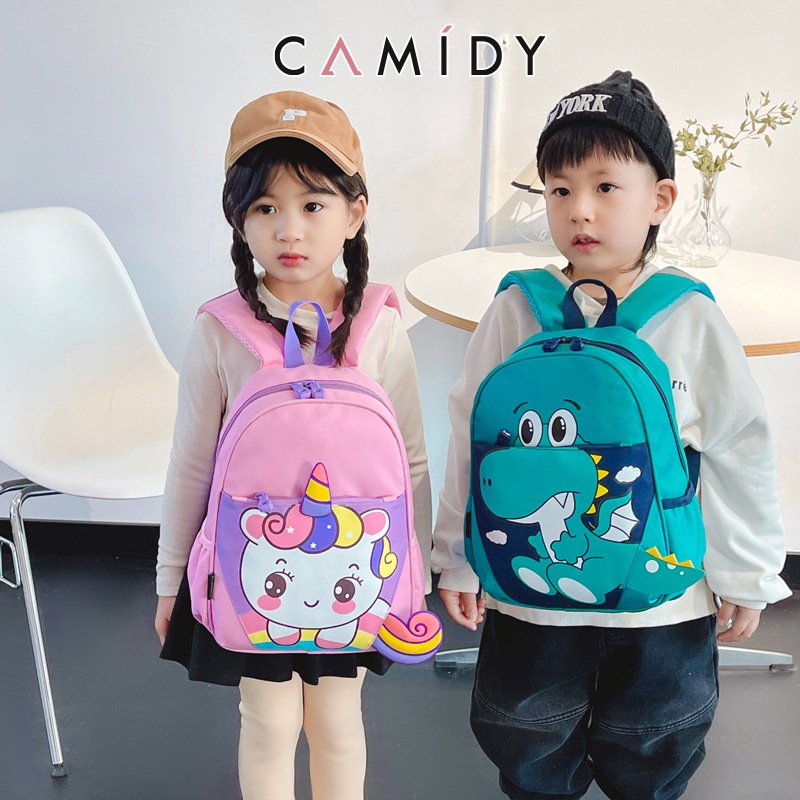 camidy-เวอร์ชั่นเกาหลีของใหม่กระเป๋านักเรียนการ์ตูนน่ารักโรงเรียนอนุบาลเด็กชายและเด็กหญิงเป้เพื่อป้องกันกระดูกสันหลังลดโหลดกระเป๋าเด็ก