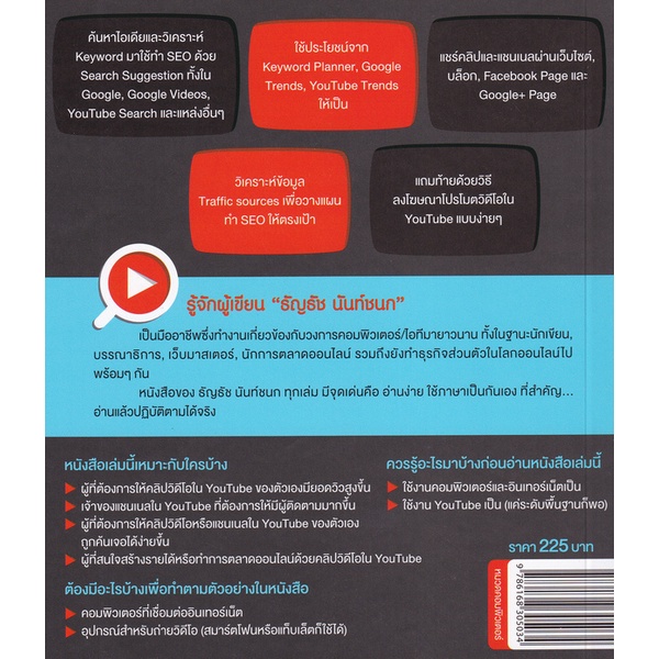 bundanjai-หนังสือการบริหารและลงทุน-โปรโมตคลิป-แชนเนลใน-youtube-ด้วย-keyword-seo