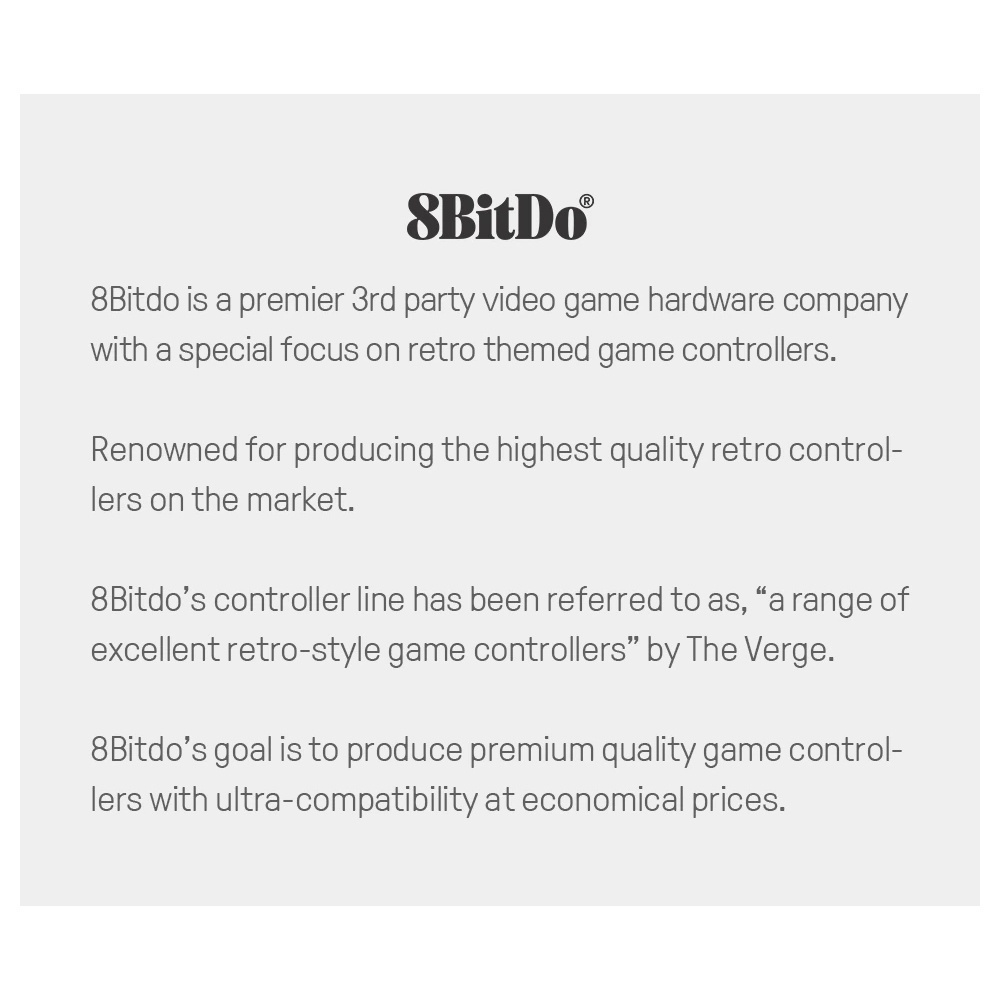 8Bitdo Pro2 82BB Wired Controller จอยมีสาย สีดำ : Xbox ,X,S Windows10 ...