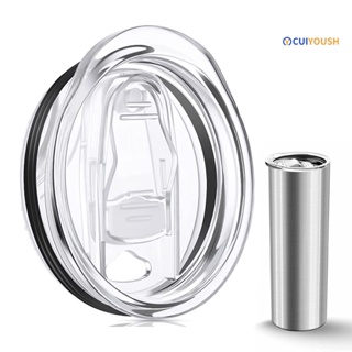 [CUII] ฝาครอบแก้วน้ํา พลาสติกใส ปลอด BPA 20 ออนซ์ แบบเปลี่ยน สําหรับบ้าน