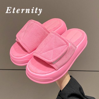 Eternity  รองเท้าส้นสูง สบายๆ แฟชั่น ส้นหนา รองเท้าแตะผู้หญิง แฟชั่น รองเท้าแตะแฟชั่น รุ่น รองเท้าผู้หญิง ส้นสูง หนักเบาสบายรองเท้าแตะ หนามาก นุ่ม สบายสุดๆ 2023 ใหม่ fashion ทันสมัย Korean Style High quality B28G0J8 36Z230909