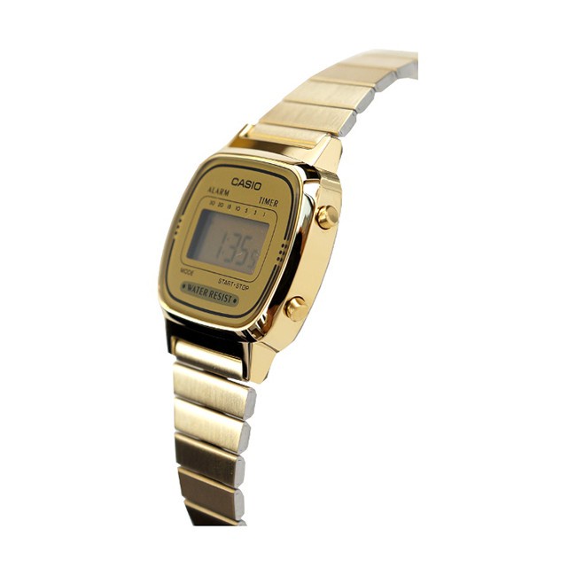 ภาพสินค้าCASIO นาฬิกาข้อมือ CASIO รุ่น LA670WGA-9DF วัสดุสเตนเลสสตีล สีทอง จากร้าน casioth บน Shopee ภาพที่ 2