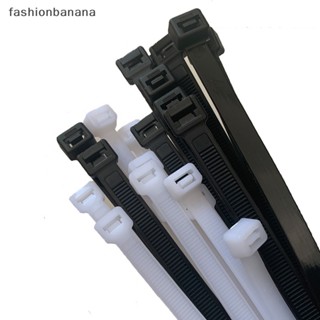 [fashionbanana] ใหม่ พร้อมส่ง สายรัดไนล่อน พลาสติก แบบล็อคในตัว 3X200 100 ชิ้น