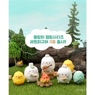 พร้อมส่ง ฟิกเกอร์กระต่าย Molang Rabbit สไตล์เกาหลี สําหรับตั้งแคมป์ จัดส่ง 24 ชั่วโมง