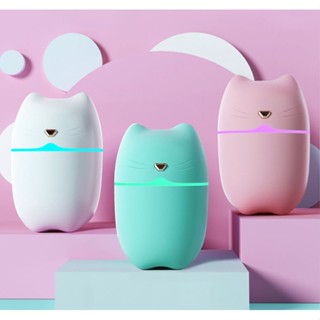 [รุ่น A6] เครื่องพ่นไอน้ำ อโรม่า 260ml. แมวเหมียว Aroma Diffuser Humidifier เครื่องพ่นอโรม่า