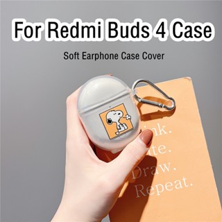 【ส่วนลด】เคสหูฟัง แบบนิ่ม ลายการ์ตูนน่ารัก สําหรับ Redmi Buds 4 Redmi Buds 4