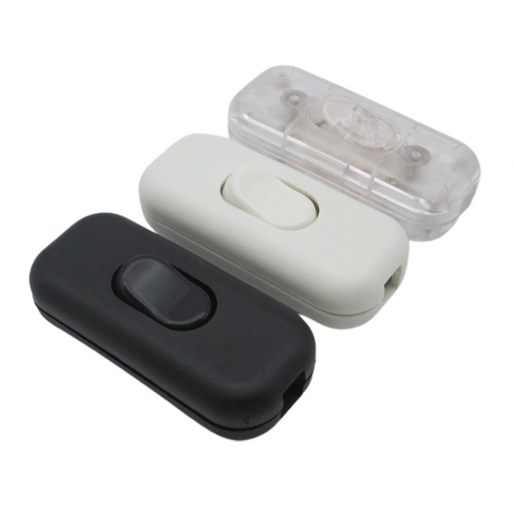【COLORFUL】Inline Switch 1 Pc Black/white/transparent Double Control ...