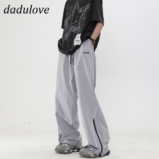 DaDulove💕 New American Ins High Street Thin Sports Pants Niche High Waist Casual Pants Large Size Trousers