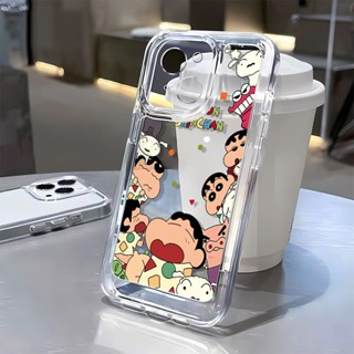 เคสโทรศัพท์มือถือนิ่ม ลายข้อความ Shin-Chan KJME รวมทุกอย่าง สําหรับ Apple Iphone 13 12 14Pro 117