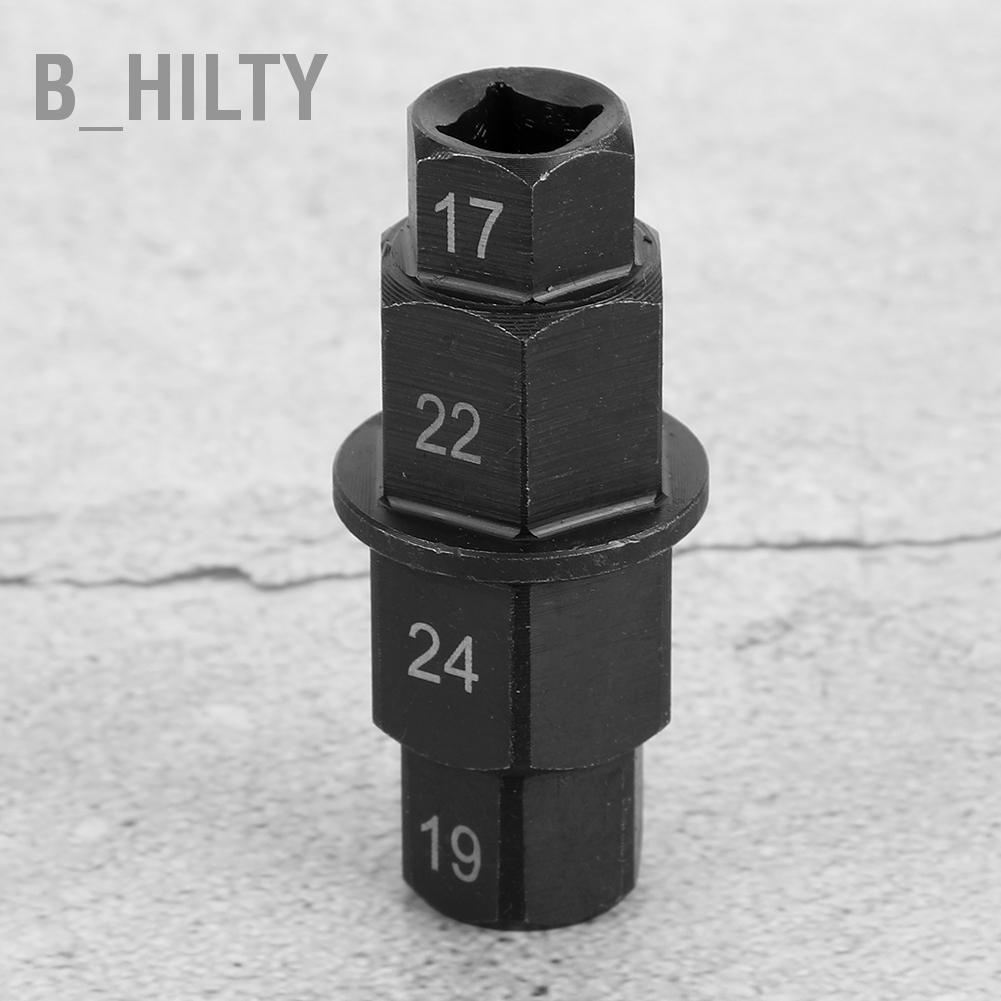b-hilty-รถจักรยานยนต์มอเตอร์ไซด์ล้อแกนถอดเครื่องมือประแจหกเหลี่ยมสีดำ