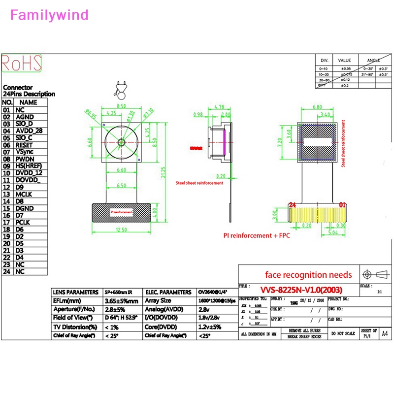 familywind-gt-ov2640-โมดูลเลนส์มุมกว้าง-สําหรับกล้อง-esp32-cam-และ-tt-series