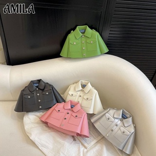 AMILA กระเป๋าแมสเซนเจอร์สไตล์เสื้อผ้าที่ทันสมัยและสร้างสรรค์ Niche Design กระเป๋าสะพายโซ่ แมตช์แบบสบาย ๆ