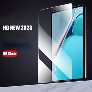 กระจกนิรภัยกันรอยหน้าจอ 9D สําหรับ Huawei MatePad 11.5 2023 Air 11.5 11 2023 2021 10.4 2022 2020 SE 10.1 10.4 2022 Pro 11 2022 T10s T10 MatePad Pro 10.8 1 ชิ้น