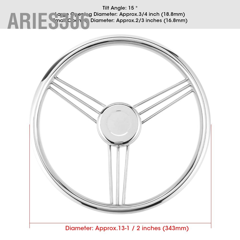 aries306-13-1-2-นิ้ว-9-ก้านพวงมาลัยเรือเดินทะเลสแตนเลส-15-เรือยอทช์ขัดอุปกรณ์เสริม