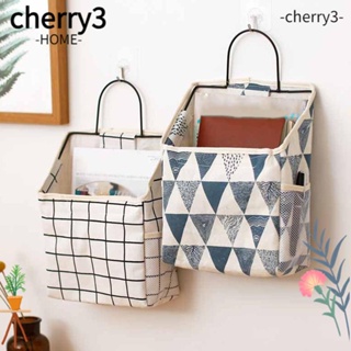 Cherry3 กระเป๋าเก็บของ แบบแขวน พร้อมตะขอ สําหรับบ้าน และที่นอน